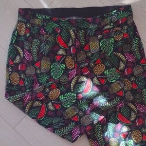 Stretch WINTER COTTON 3/4 Tropical Fruit Pattern Pants by SIGNATURE COLLECTION!!